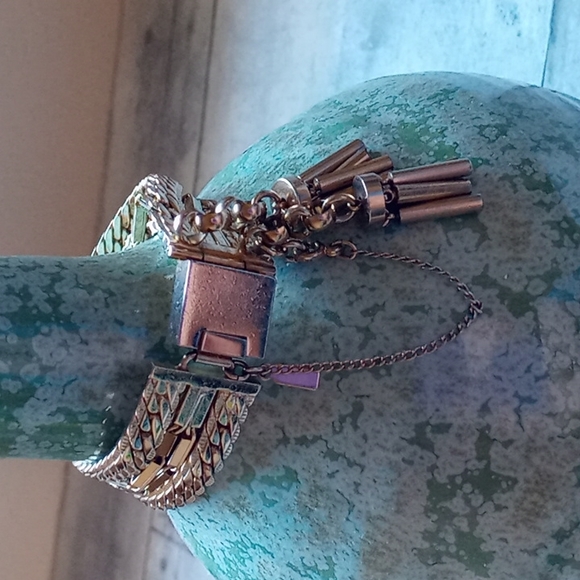 Monet Gold Tone Bracelet - Picture 2 of 8